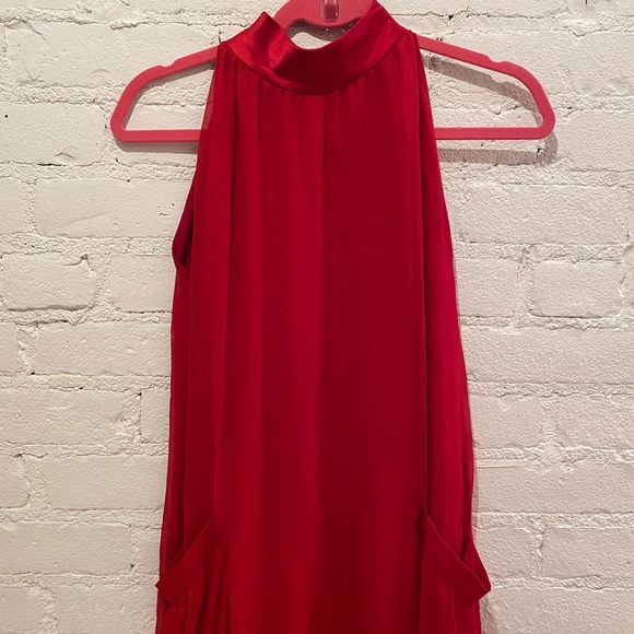 Silk NYC Designer Adora Lynx High Neck Dress 4 - Picture 3 of 5